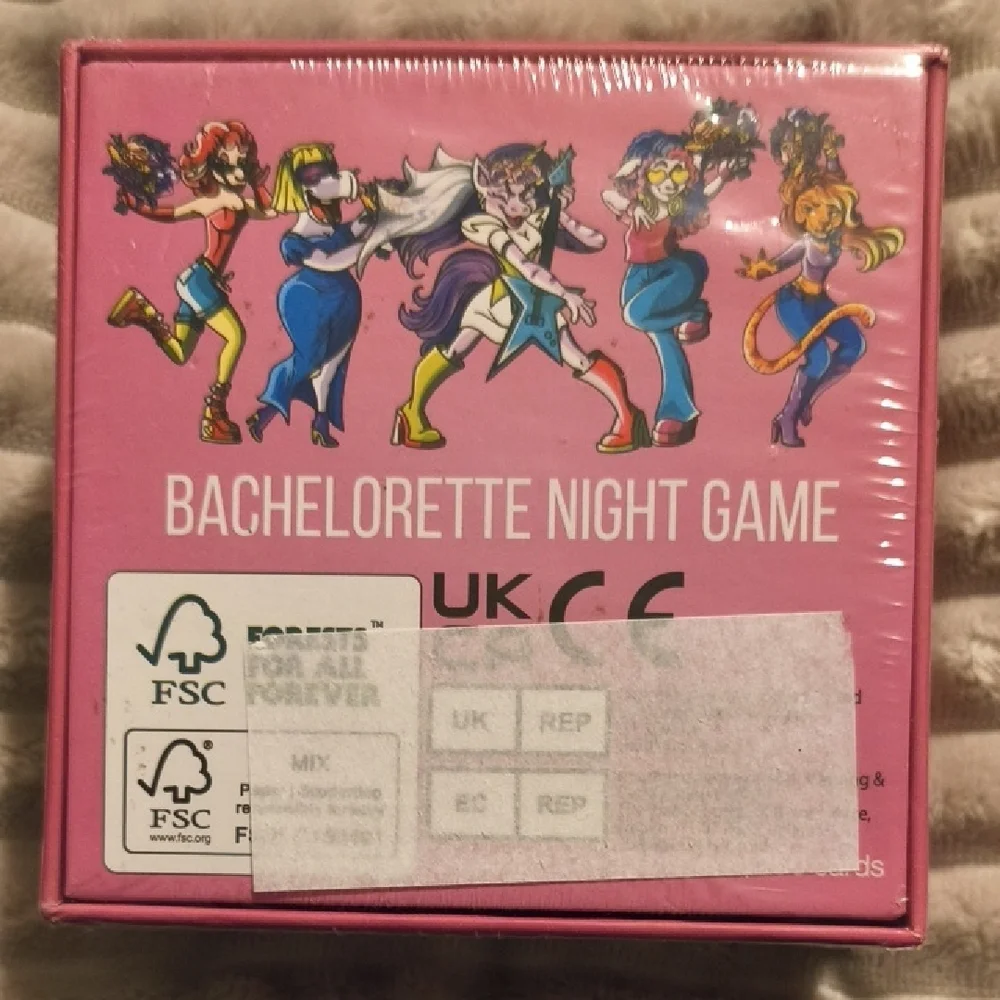 Kiss the Miss Bachelorette Card Game - Pink - Picture 2 of 4